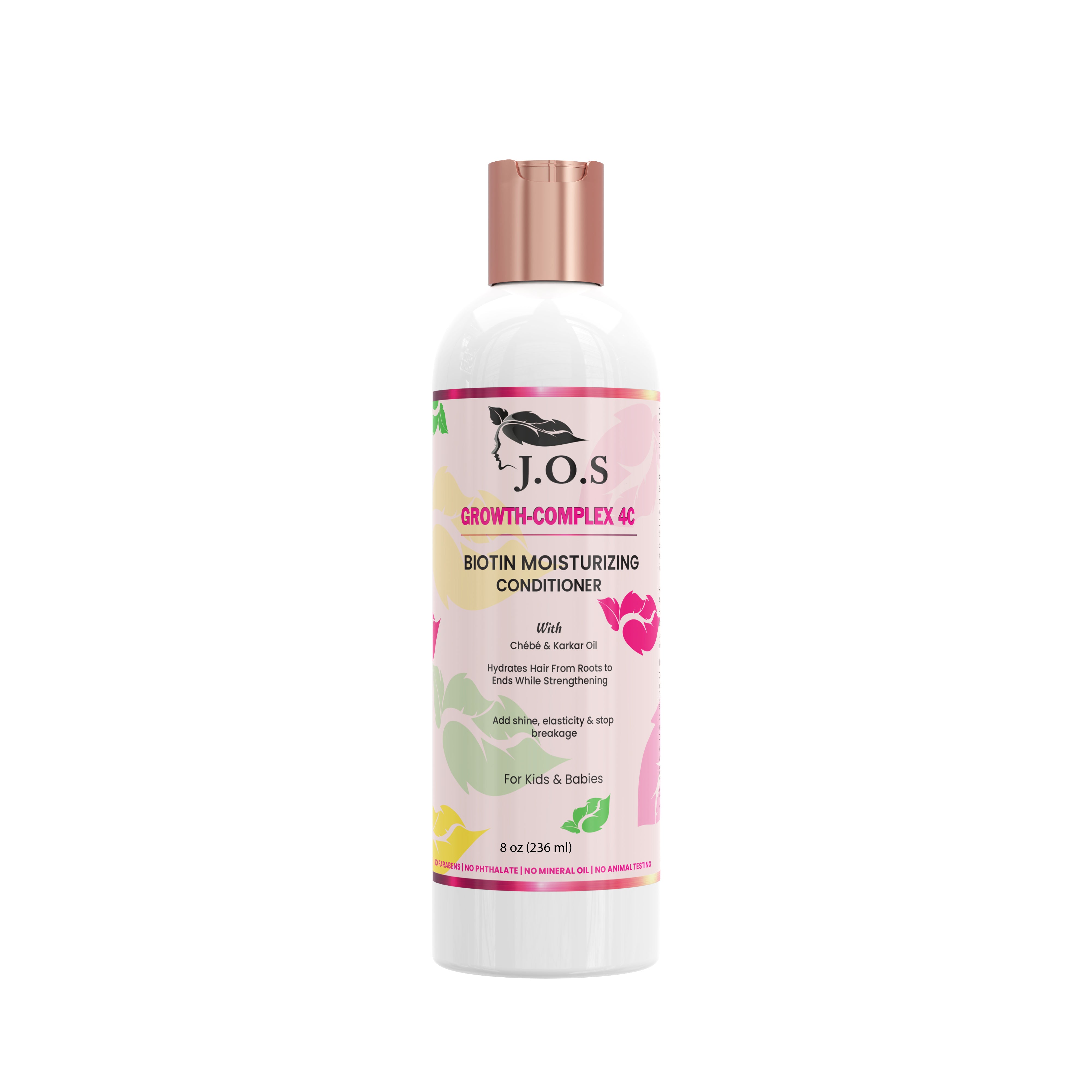 4C Biotin Moisturizing Conditioner for kids - promotes hair growth and hydration with biotin, niacin, and vitamin B6 for fuller, thicker curls